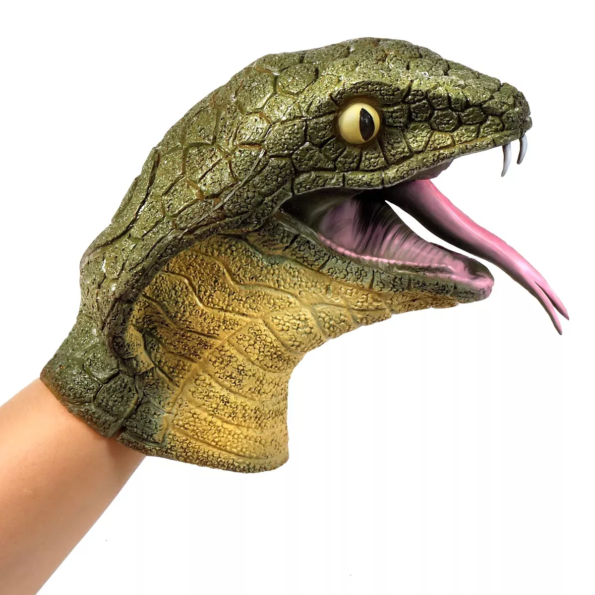 Schylling Stretchy Cobra Snake Hand Puppet for Imaginative Play
