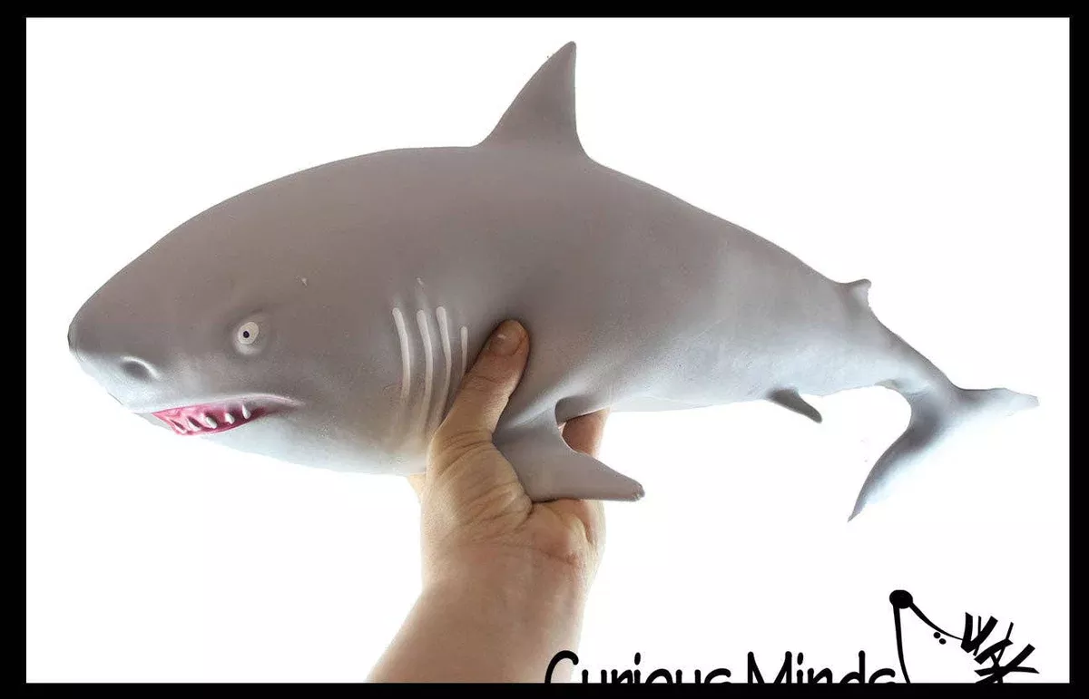 Single Jumbo 21.5" Shark Soft Squishy Squeeze Stress Ball