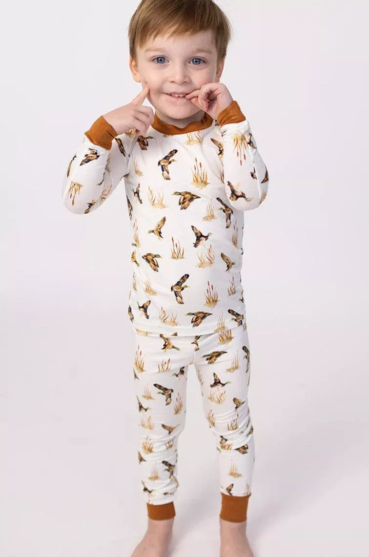 Southern Slumber- Ducks 2 Piece Bamboo Pajama Set