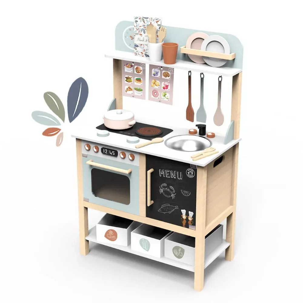 Speedy Monkey Wooden Kitchen Party Set with 20 Accessories