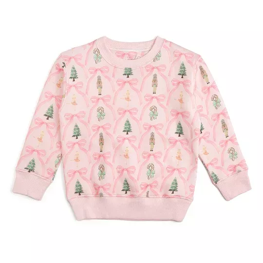 Sweet Wink Nutcracker Trellis Christmas Sweatshirt- Ballet