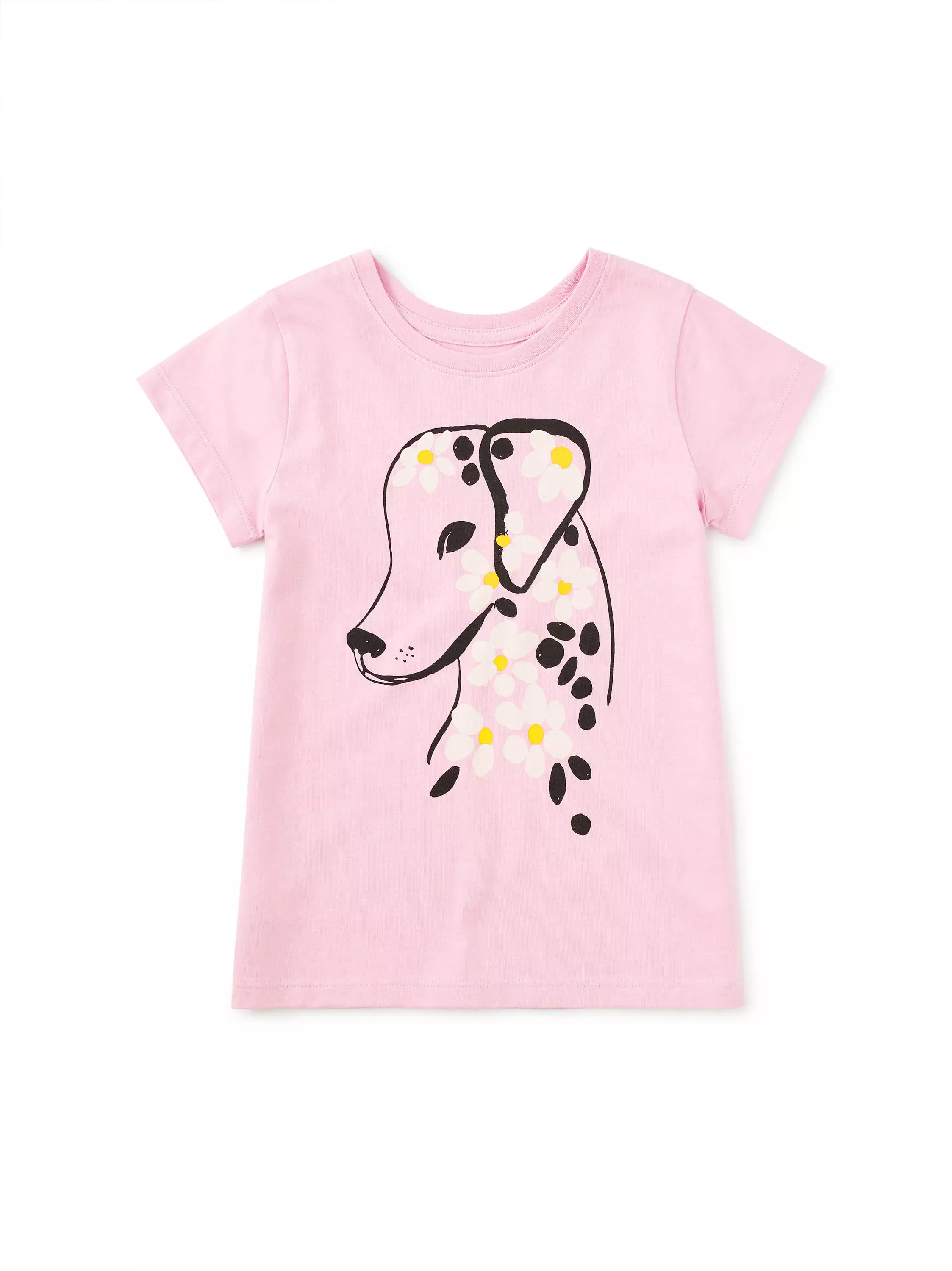 Tea Collection Flowery Dalmatian Graphic Tee