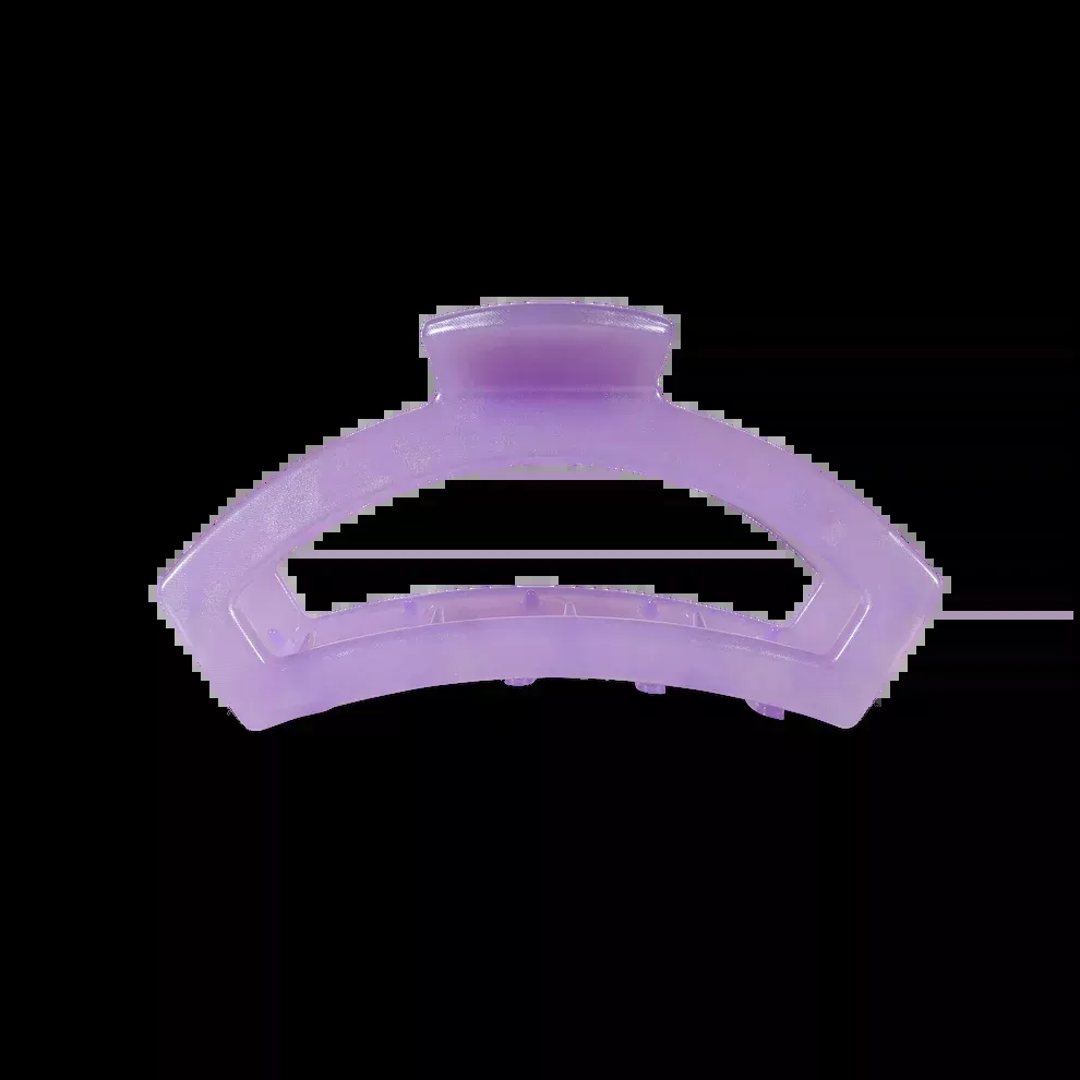 Teleties Open Claw Clip Lavender Mist Small