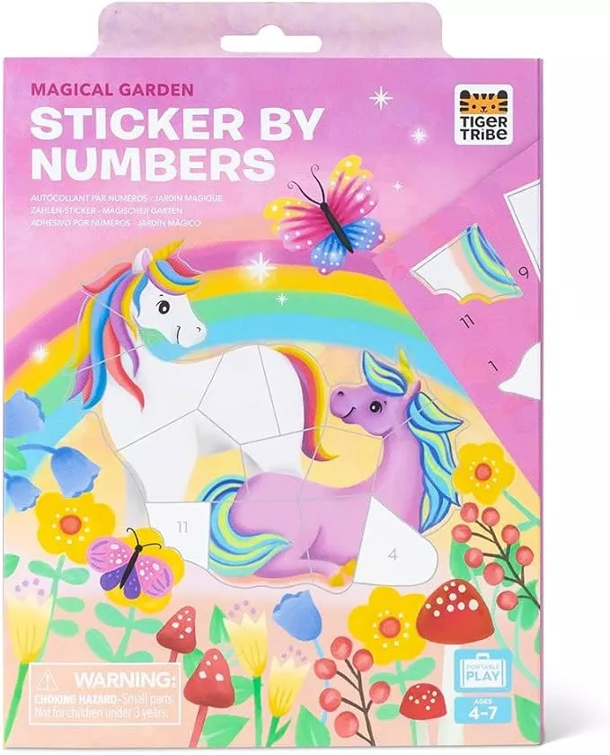 Tiger Tribe Sticker By Number