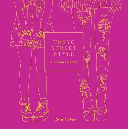 Tokyo Street Style Coloring Book