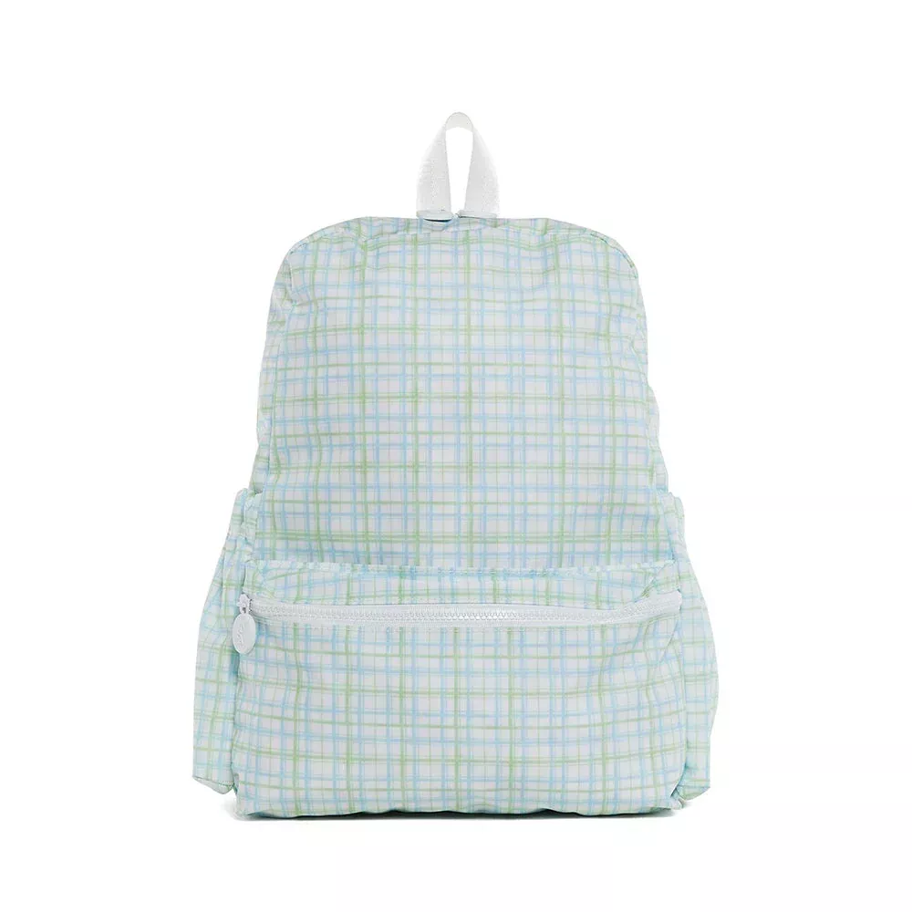 TRVL Mini Backpacker - Classic Plaid Green
