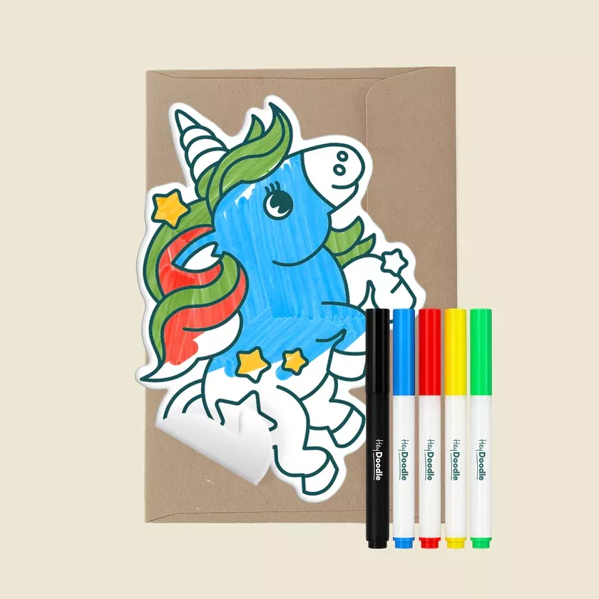 Uki the Unicorn - Forever Greeting Card