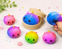 Unicorn Mystery Rainbow Dumpling Squishies