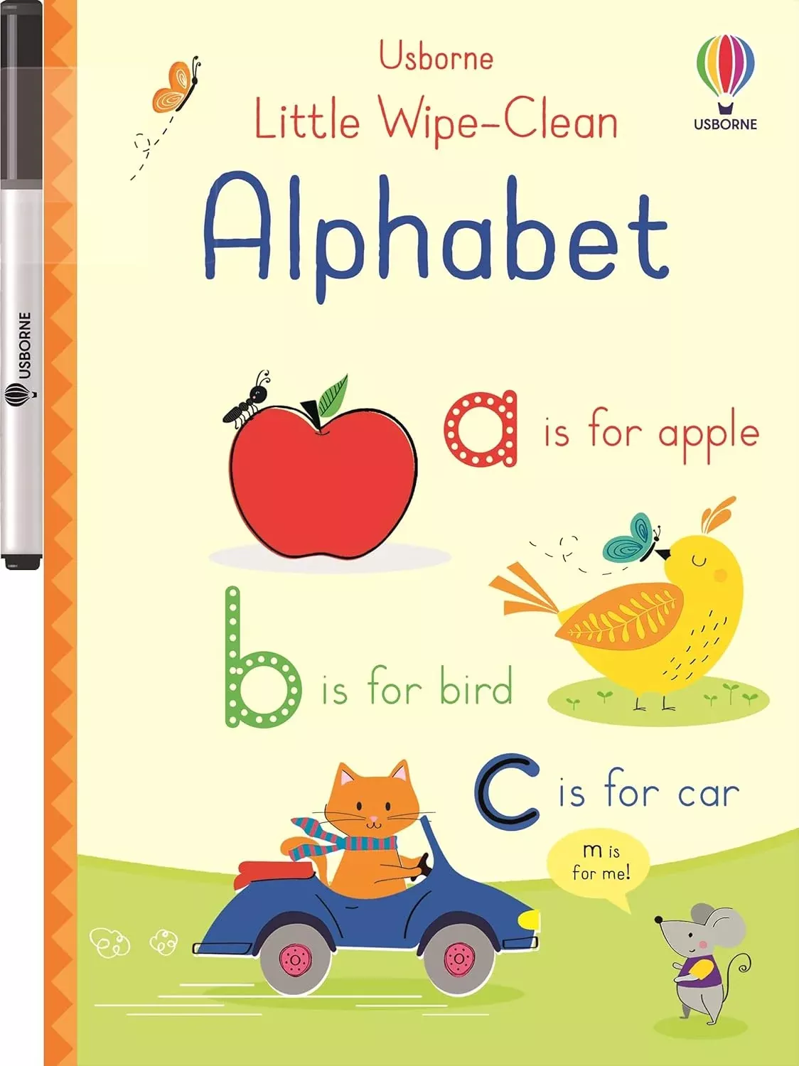 Usborne Little Wipe-Clean Alphabet Activity Book Paperback