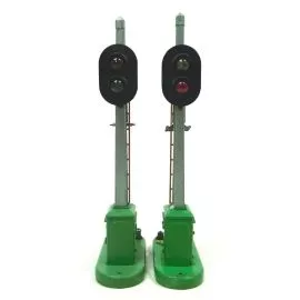 USED Pair of Two Lionel No.153 Block Signal for Parts/Restoration