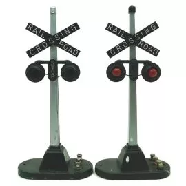 USED Pair of Two Lionel No.154 Highway Signal for Parts/Restoration