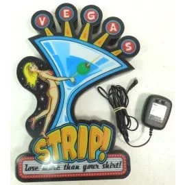 Used Rabbit Tanaka 0904 Vegas "Strip!" Lighted Sign (No Box | Tested)