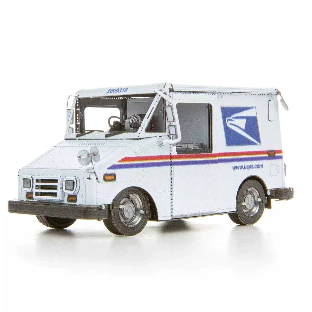 USPS LLV Mail Truck Metal Earth Model Kit