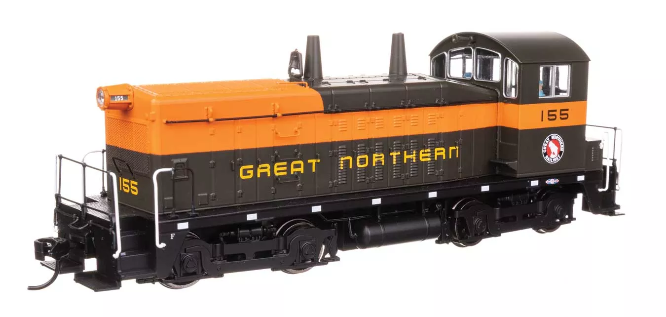 Walthers 10628 EMD NW2 Phase V - Standard DC -- Great Northern #155 HO Scale