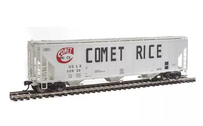 Walthers 920106128 HO 55' Evans 4780 Cubic Foot 3-Bay Covered Hopper