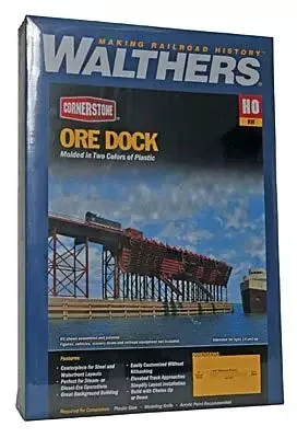 Walthers Cornerstone 933-3065Building/Structure Kit Iron Ore Unloading Dock HO SCALE limited NEW