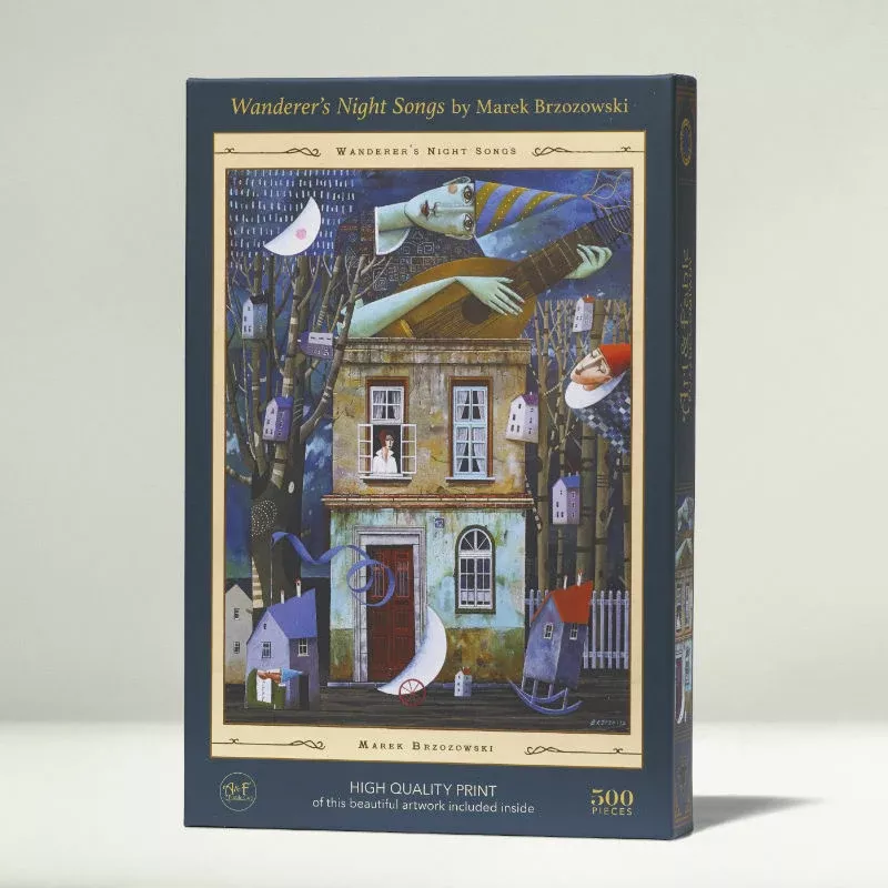 Wanderer's Night Song by Marek Brzozowski (500 Piece) Puzzle