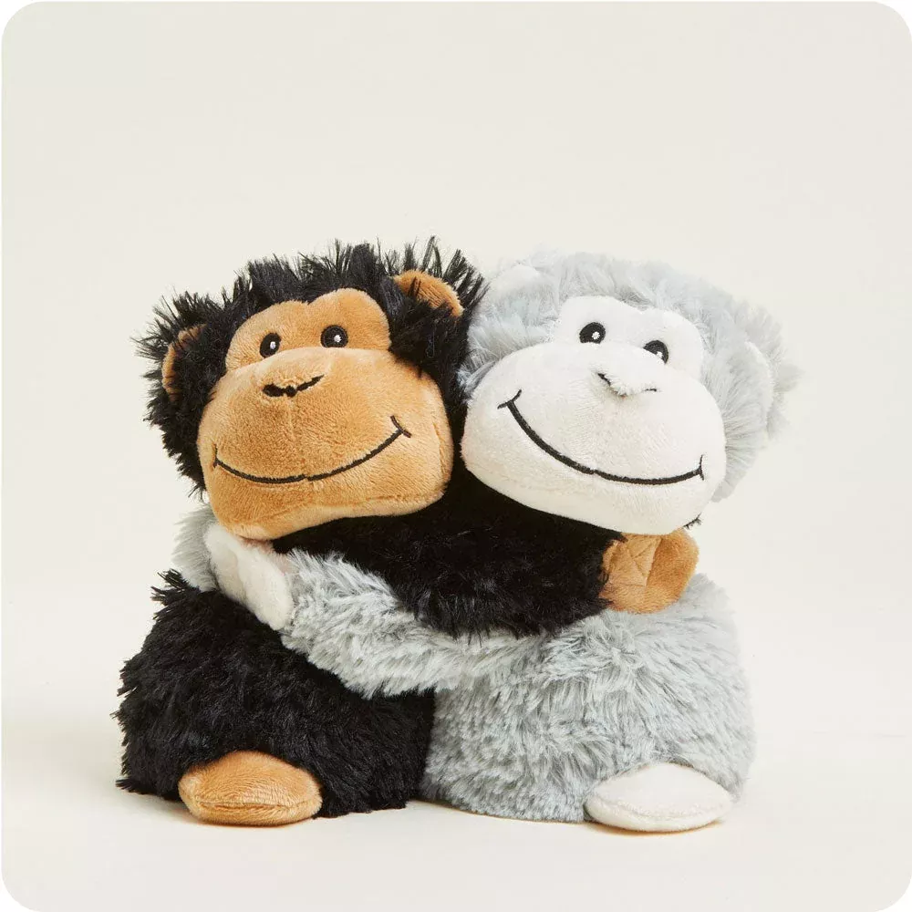 Warmies Monkey Hugs Microwavable Weighted Stuffed Animal Lavender Scented