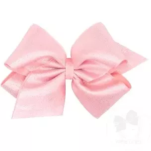 Wee Ones King Mirror Dot Grosgrain Overlay Bow