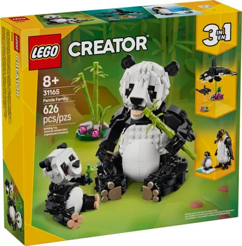 Wild Animals Panda Family Lego Creator 31165
